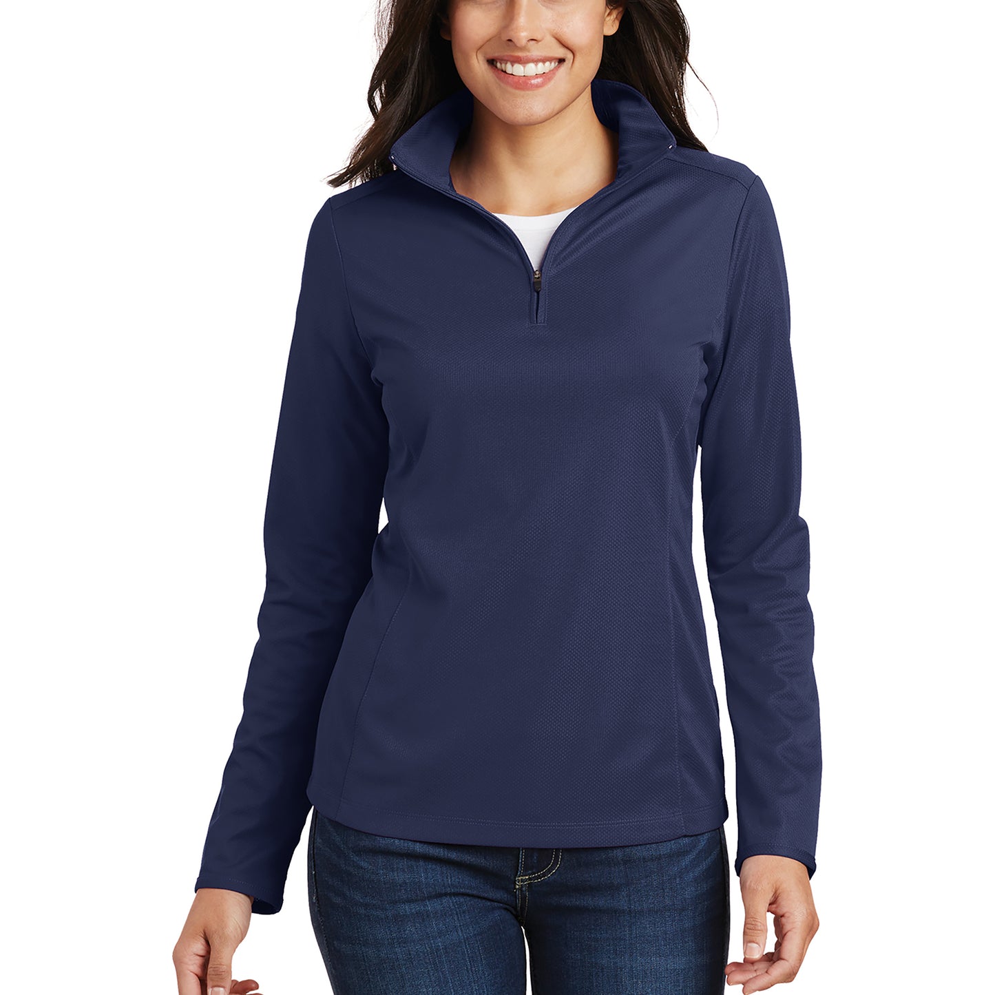 Women's UMCU Fall Rush Quarter Zip - True Navy
