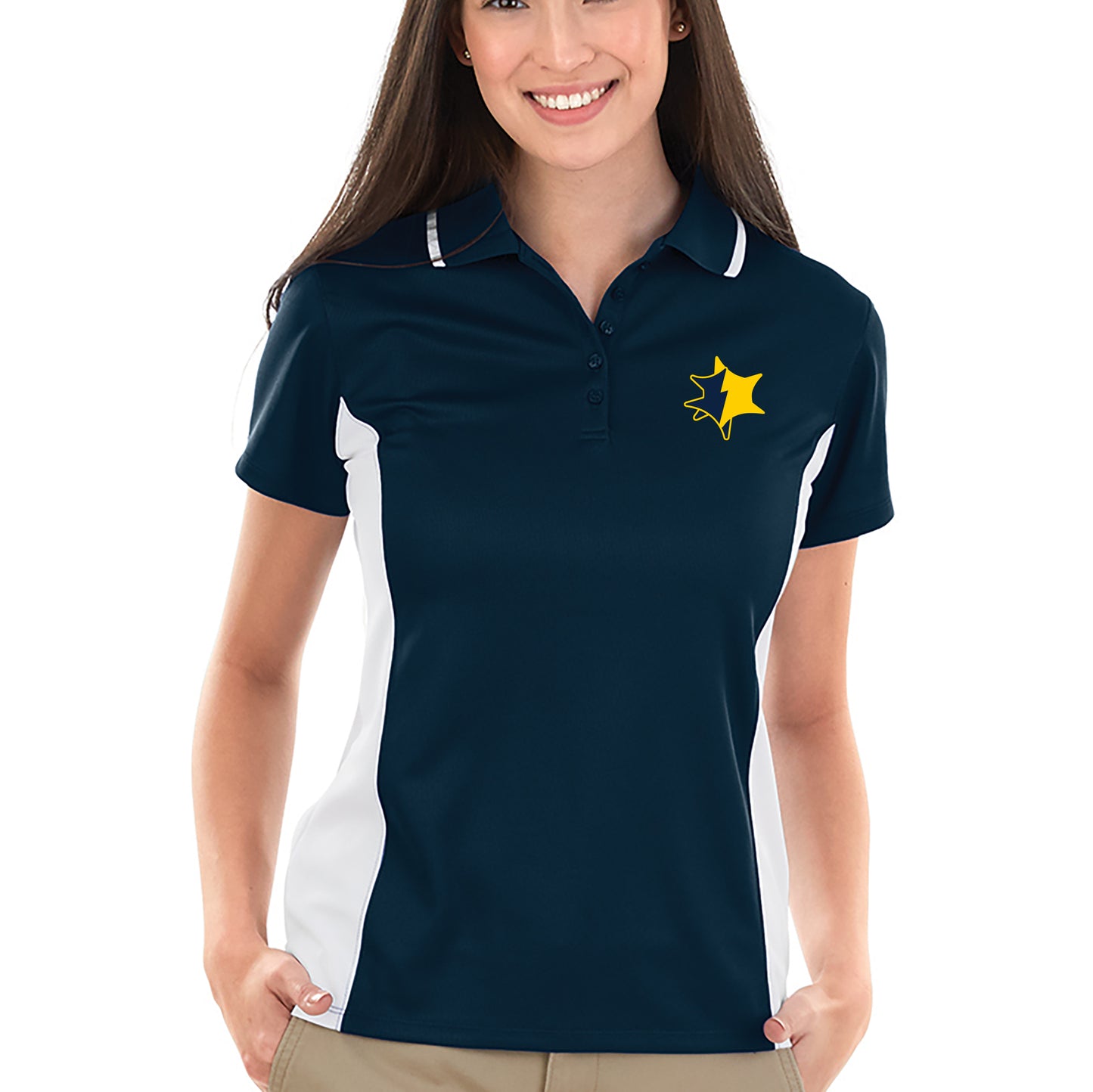UMCU Color Blocked Wicking Polo