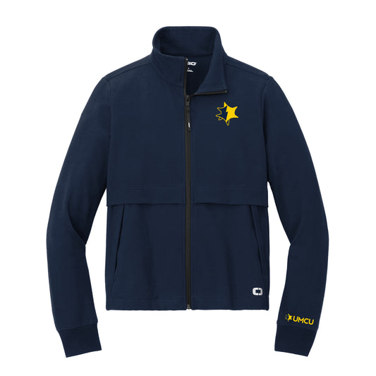 UMCU Ogio Ladies Outstretch Full-Zip - River Blue Navy