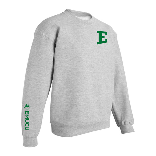 EMUCU Block E Crewneck Sweatshirt - Sport Grey