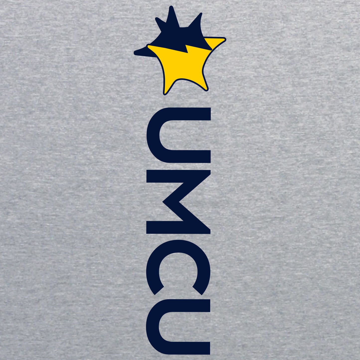 UMCU Block M Crewneck Sweatshirt - Sport Grey
