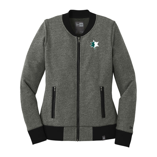 EMUCU Women's Baseball Zip - Black