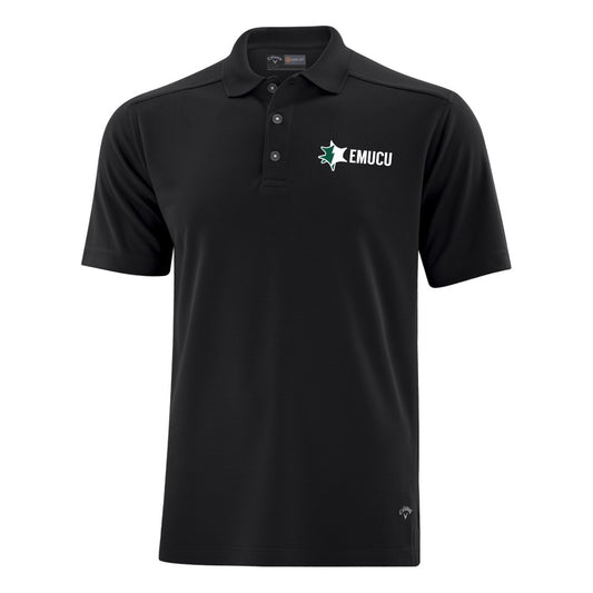 EMUCU Men's Callaway Core Performance Polo - Black