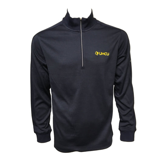 UMCU Nike Golf Dri FIT 1/2 Zip Cover Up - Navy