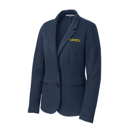 UMCU Ladies Knit Blazer - Navy