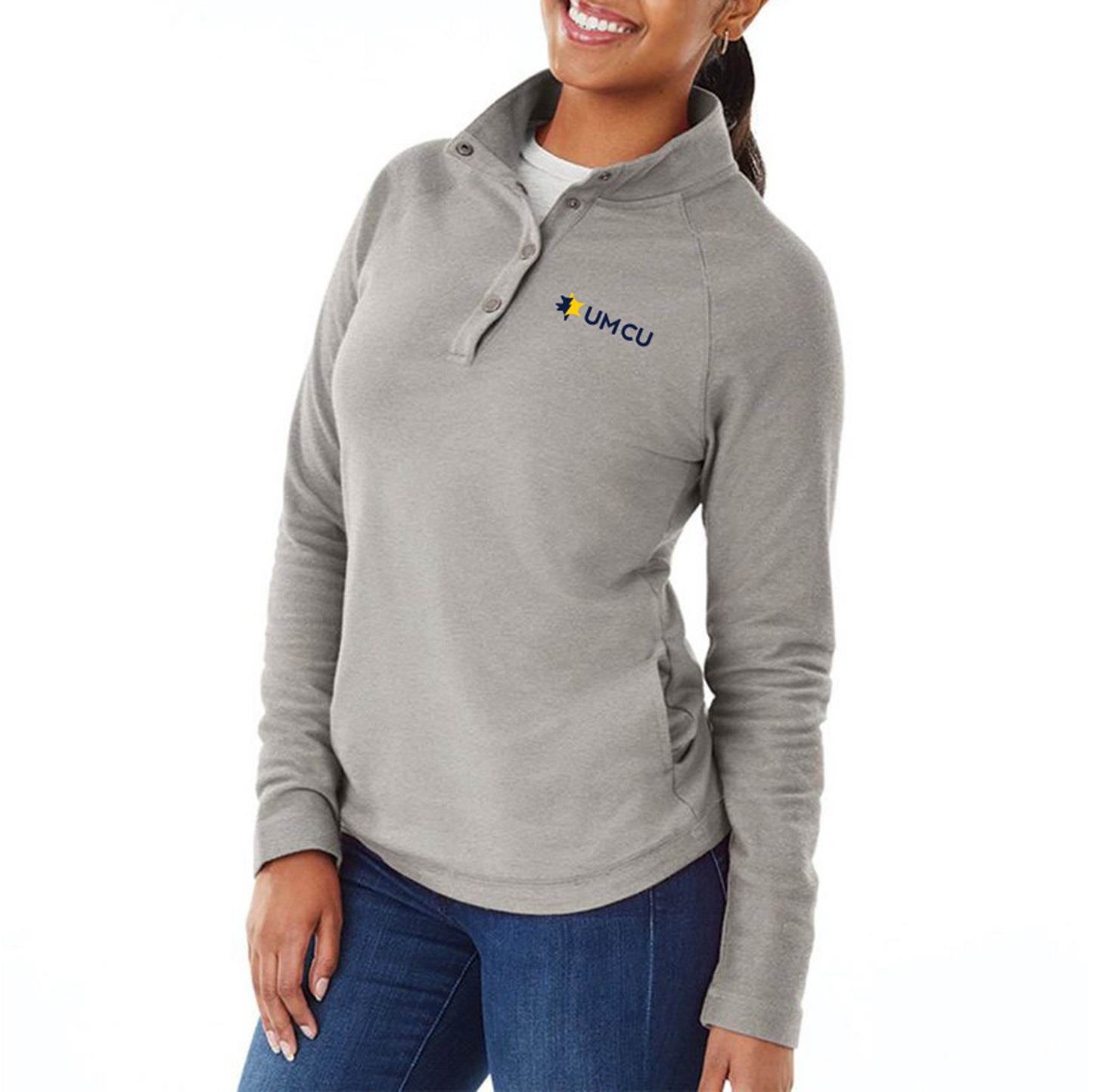 UMCU Women's Fallmouth Pullover - Grey