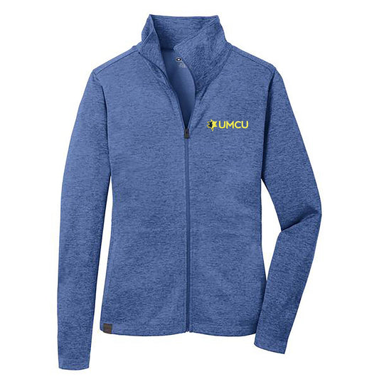 UMCU OGIO Ladies Pixel Full Zip - Optic Blue