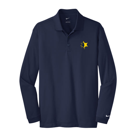 UMCU Nike Golf Long Sleeve Dri Fit Stretch Tech Polo